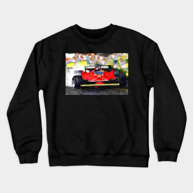 Remember Gilles Villeneuve Crewneck Sweatshirt by DeVerviers